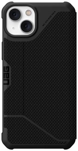 UAG Metropolis - obudowa ochronna z klapką do iPhone 14 Plus (kevlar-black)