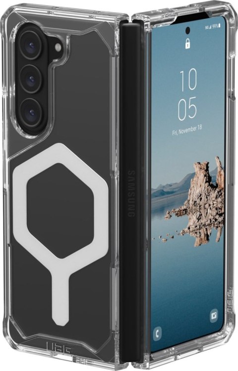 UAG Plyo Pro - obudowa ochronna do Samsung Galaxy Fold 5 z wbudowanym modułem magnetycznym (ice-silver) UAG Plyo Pro - obudowa ochronna do Samsung Galaxy Fold 5 z wbudowanym modułem magnetycznym (ice-silver)