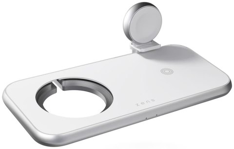 ZENS Aluminium 4w1 - ładowarka bezprzewodowa 45W, kompatybilna z MagSafe (biała) ZENS Aluminium 4w1 - ładowarka bezprzewodowa 45W, kompatybilna z MagSafe (biała)
