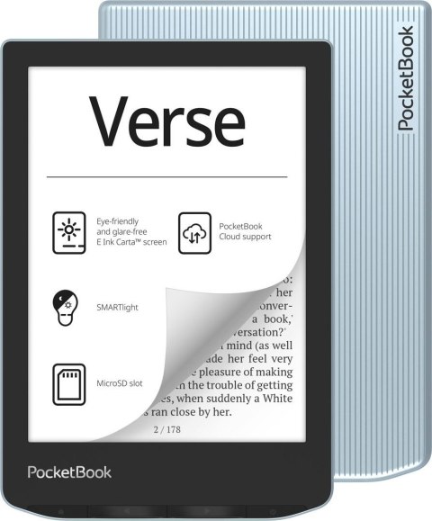 Czytnik e-Book POCKETBOOK PB629-2-WW (Niebiesko-czarny) Czytnik e-Book POCKETBOOK PB629-2-WW (Niebiesko-czarny)