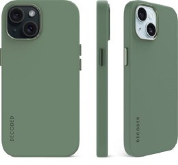 Decoded - silikonowa obudowa ochronna do iPhone 15 kompatybilna z MagSafe (sage leaf green)