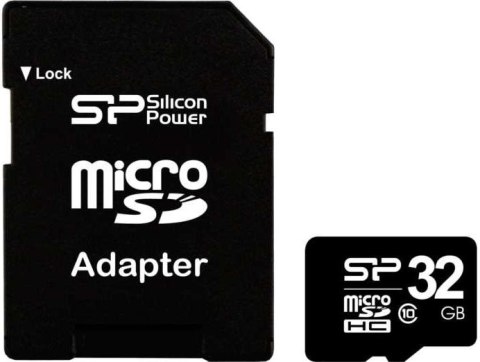 Karta pamięci SILICON POWER 32 GB Adapter SD Karta pamięci SILICON POWER 32 GB Adapter SD