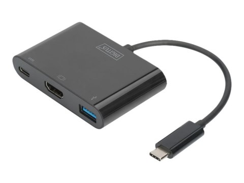 Adapter DIGITUS DA-70855 USB-C 3.1 - HDMI/USB-C 3.1/USB 3.0 Adapter DIGITUS DA-70855 USB-C 3.1 - HDMI/USB-C 3.1/USB 3.0