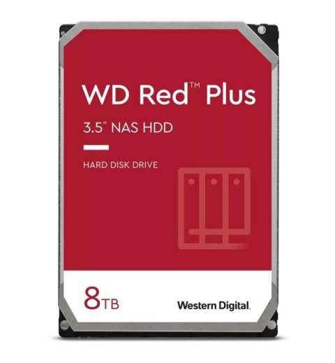 Dysk twardy WD Red Plus 8 TB 3.5" WD80EFPX Dysk twardy WD Red Plus 8 TB 3.5" WD80EFPX