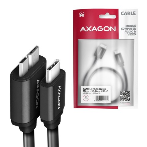Kabel USB AXAGON USB typ C 1 Kabel USB AXAGON USB typ C 1