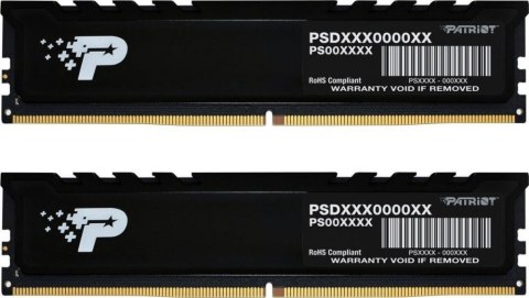 Pamięć PATRIOT (UDIMM/DDR5/48 GB/5600MHz/1.1V/46CL/DUAL) Pamięć PATRIOT (UDIMM/DDR5/48 GB/5600MHz/1.1V/46CL/DUAL)