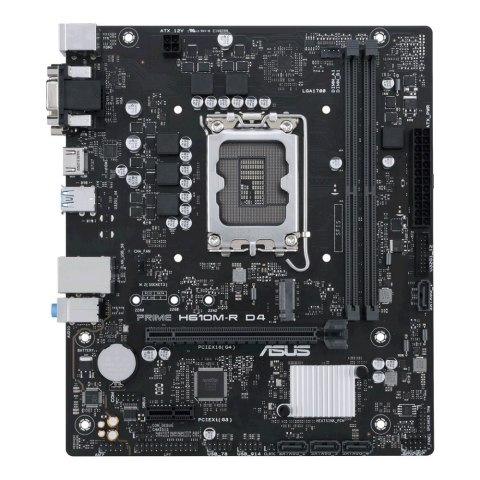Płyta główna ASUS PRIME H610M-R D4-SI LGA1700 MICRO ATX Płyta główna ASUS PRIME H610M-R D4-SI LGA1700 MICRO ATX