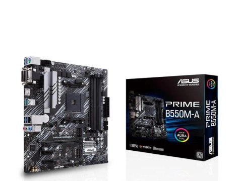 Płyta główna ASUS Prime B550M-A Socket AM4 mATX Płyta główna ASUS Prime B550M-A Socket AM4 mATX