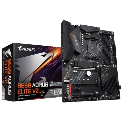 Płyta główna GIGABYTE B550 AORUS ELITE V2 Socket AM4 ATX Płyta główna GIGABYTE B550 AORUS ELITE V2 Socket AM4 ATX
