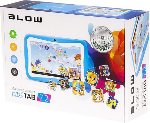Tablet BLOW Kids TAB 7.2 Quad Niebieski + Etui 7" Tablet BLOW Kids TAB 7.2 Quad Niebieski + Etui 7"