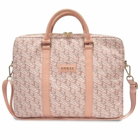 Torba na laptopa GUESS Stripes GUE002882 (maks.16"/Różowy) Torba na laptopa GUESS Stripes GUE002882 (maks.16"/Różowy)