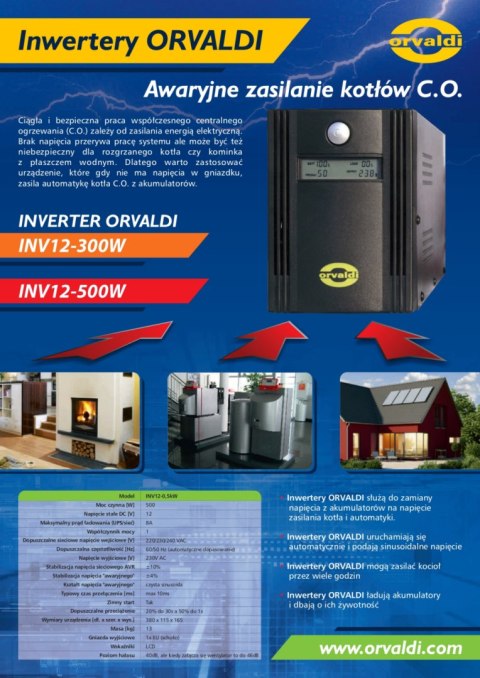 ORVALDI INV 12-500W (UPS) ORVALDI INV 12-500W (UPS)