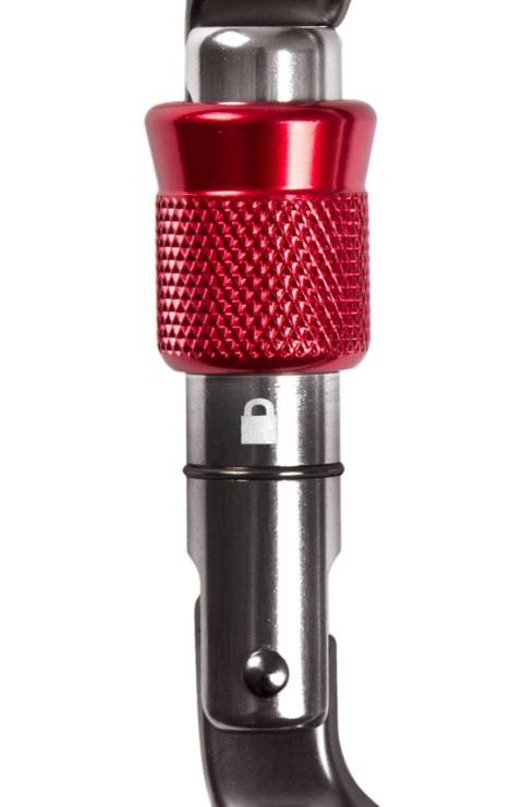 Karabinek wspinaczkowy Ocun Osprey Screw szary (anthracite/red) Karabinek wspinaczkowy Ocun Osprey Screw szary (anthracite/red)