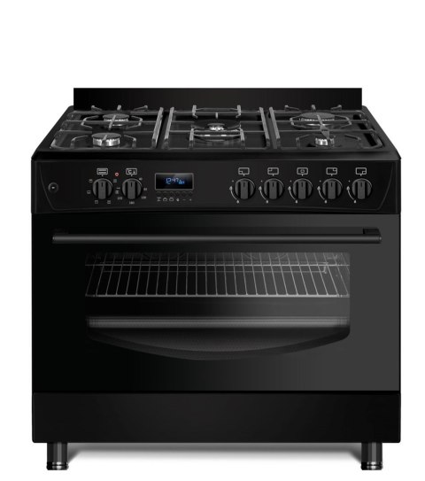 Kuchnia gazowo=elektryczna RAVANSON Cheff Modern KWGE-K90 black Kuchnia gazowo=elektryczna RAVANSON Cheff Modern KWGE-K90 black