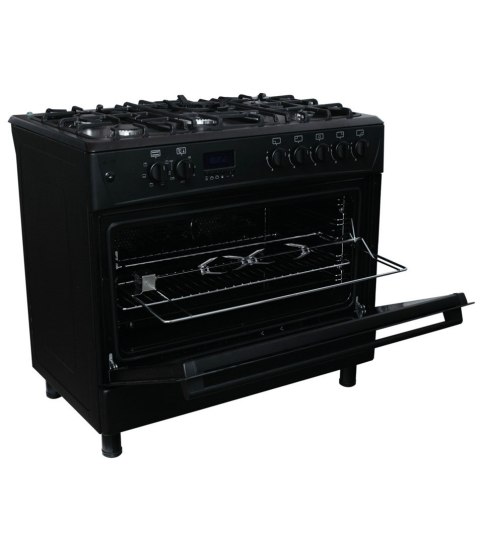 Kuchnia gazowo=elektryczna RAVANSON Cheff Modern KWGE-K90 black Kuchnia gazowo=elektryczna RAVANSON Cheff Modern KWGE-K90 black