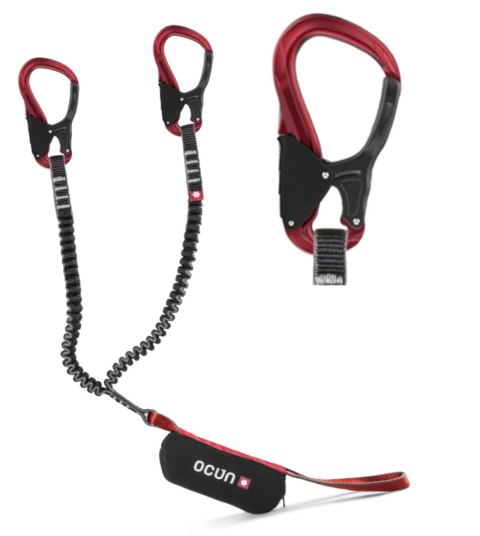 Lonża Via Ferrata Ocun Captur Pro czerwona (red) Lonża Via Ferrata Ocun Captur Pro czerwona (red)