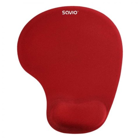 Podkładka pod mysz żelowa SAVIO MP-01R, 230x190x18mm Podkładka pod mysz żelowa SAVIO MP-01R, 230x190x18mm