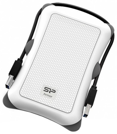 Dysk twardy zewnętrzny SILICON POWER Armor A30 1 TB Biały SP010TBPHDA30S3W Dysk twardy zewnętrzny SILICON POWER Armor A30 1 TB Biały SP010TBPHDA30S3W