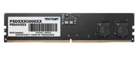 Pamięć PATRIOT (DIMM/DDR5/8 GB/5200MHz/42CL/SINGLE) Pamięć PATRIOT (DIMM/DDR5/8 GB/5200MHz/42CL/SINGLE)