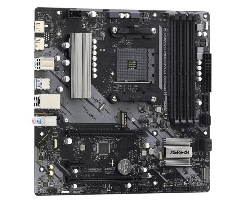 Płyta główna ASROCK B550M PHANTOM GAMING 4 Socket AM4 microATX Płyta główna ASROCK B550M PHANTOM GAMING 4 Socket AM4 microATX