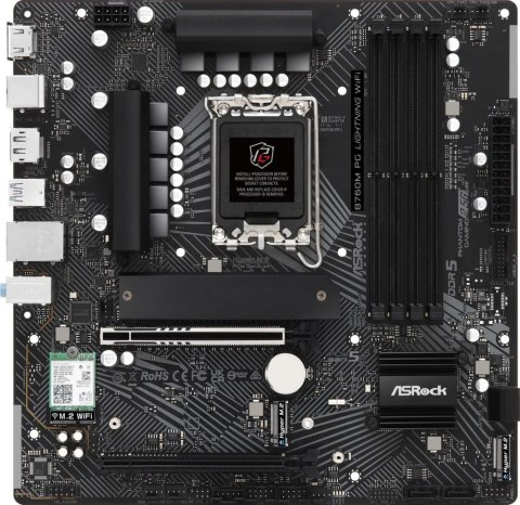 Płyta główna ASROCK B650M PG LIGHTNING WIFI AM5 MICRO ATX Płyta główna ASROCK B650M PG LIGHTNING WIFI AM5 MICRO ATX
