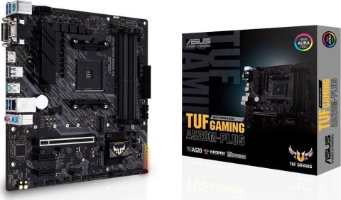 Płyta główna ASUS TUF GAMING A520M-PLUS Socket AM4 mATX Płyta główna ASUS TUF GAMING A520M-PLUS Socket AM4 mATX