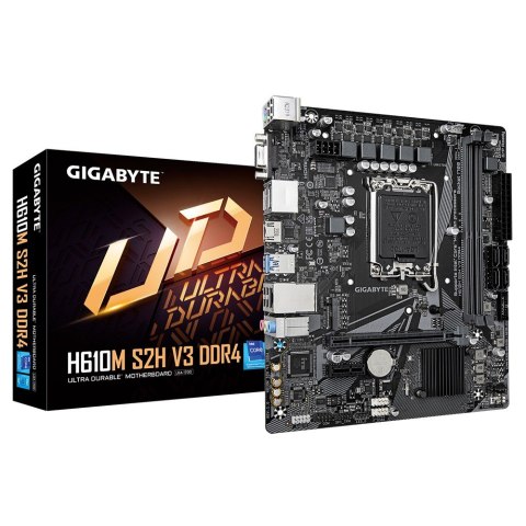Płyta główna GIGABYTE H610M S2H V3 DDR4 LGA1700 MICRO ATX Płyta główna GIGABYTE H610M S2H V3 DDR4 LGA1700 MICRO ATX