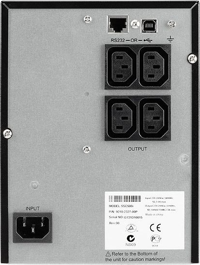 Zasilacz awaryjny EATON 5SC 500 5SC500i 500VA Zasilacz awaryjny EATON 5SC 500 5SC500i 500VA