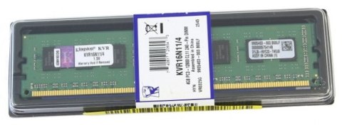 Pamięć KINGSTON (DIMM/DDR3/8 GB/1600MHz/1.5V/11CL/SINGLE) Pamięć KINGSTON (DIMM/DDR3/8 GB/1600MHz/1.5V/11CL/SINGLE)