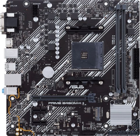 Płyta główna ASUS PRIME B450M-K II Socket AM4 MICRO ATX Płyta główna ASUS PRIME B450M-K II Socket AM4 MICRO ATX