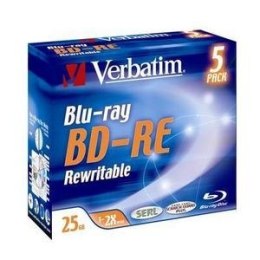 VERBATIM 25 GB 2x Jewel Case 5 szt.