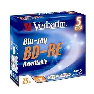 VERBATIM 25 GB 2x Jewel Case 5 szt.
