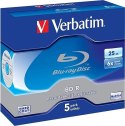 VERBATIM 25 GB 6x Jewel Case 5 szt.