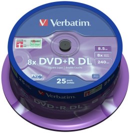 VERBATIM 8.5 GB 8x Spindle 25 szt.