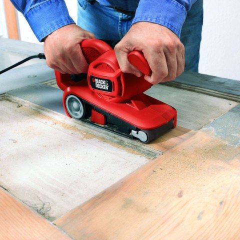 Black&Decker 720W 75mm x 457mm Szlifierka taśmowa Black&Decker 720W 75mm x 457mm Szlifierka taśmowa