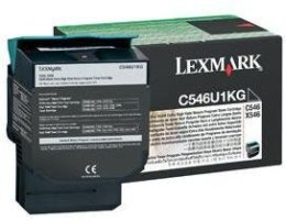 Kaseta z tonerem LEXMARK C546 / X546 Czarny C546U1KG