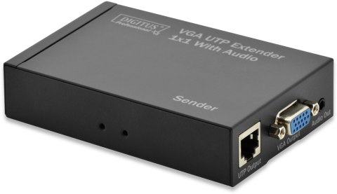 Rozdzielacz sygnału DIGITUS VGA + Audio - VGA + Audio + RJ-45 DS-53400 Rozdzielacz sygnału DIGITUS VGA + Audio - VGA + Audio + RJ-45 DS-53400