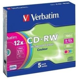 VERBATIM 700 MB 4x Slim 5 szt.