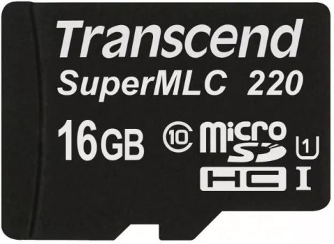 Karta pamięci TRANSCEND 16 GB Karta pamięci TRANSCEND 16 GB
