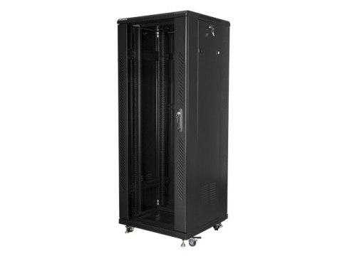 LANBERG FF01-6632-12B-kpl Lanberg szafa stojąca rack 19 32U/600x600mm czarna (drzwi szklane) LANBERG FF01-6632-12B-kpl Lanberg szafa stojąca rack 19 32U/600x600mm czarna (drzwi szklane)