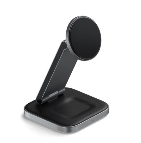 Satechi 2-in-1 Foldable Charging Stand - składana podstawka ładująca Qi2 do dwóch urządzeń (space gray) Satechi 2-in-1 Foldable Charging Stand - składana podstawka ładująca Qi2 do dwóch urządzeń (space gray)