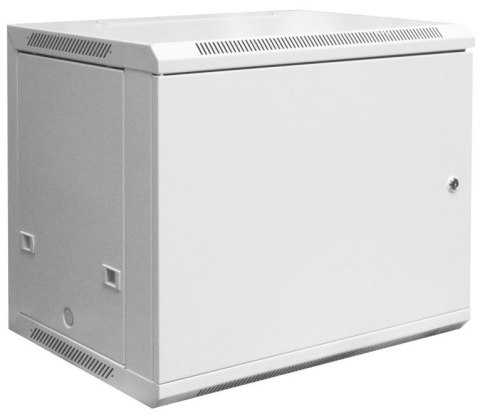 Szafa krosowa wisząca n/dz 19" 9U S/600 G/450 szary, drzwi metalowe, zdejmowane panele boczne Szafa krosowa wisząca n/dz 19" 9U S/600 G/450 szary, drzwi metalowe, zdejmowane panele boczne