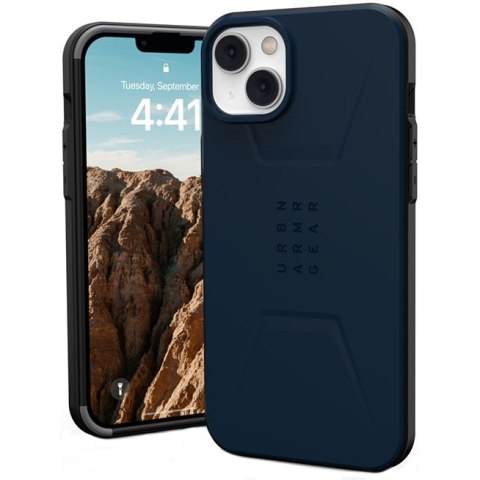 UAG Civilian - obudowa ochronna do iPhone 14 Plus kompatybilna z MagSafe (granatowa) UAG Civilian - obudowa ochronna do iPhone 14 Plus kompatybilna z MagSafe (granatowa)