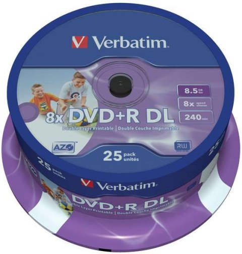 VERBATIM 8.5 GB 8x Cake 25 szt.