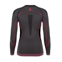 Bluza termoaktywna damska Alpinus Mora grafitowo-różowa r. L