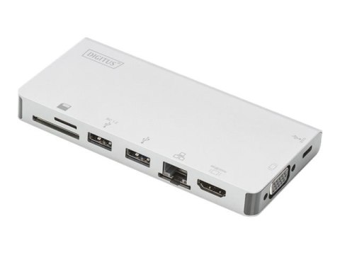 DIGITUS DA-70866 (Srebrny /USB Typ C ) DIGITUS DA-70866 (Srebrny /USB Typ C )