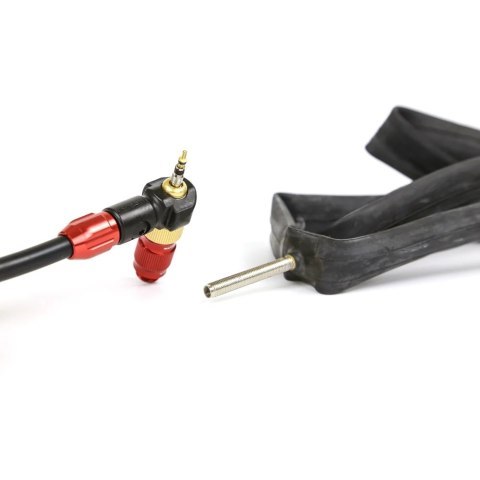 Pompka podłogowa LEZYNE Steel Floor Drive 3.5 Fire Red Pompka podłogowa LEZYNE Steel Floor Drive 3.5 Fire Red