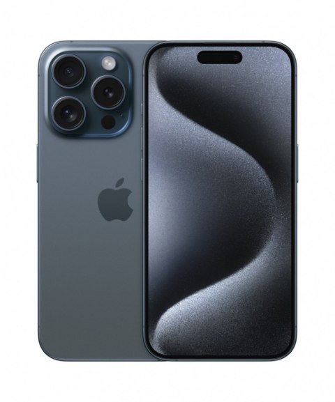 Smartphone APPLE iPhone 15 Pro 256 GB Błękitny Tytan MTV63PX/A Smartphone APPLE iPhone 15 Pro 256 GB Błękitny Tytan MTV63PX/A