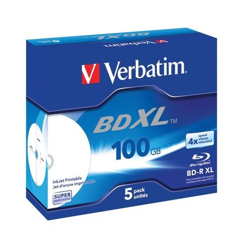 VERBATIM 100 GB 4x Jewel Case 5 szt.