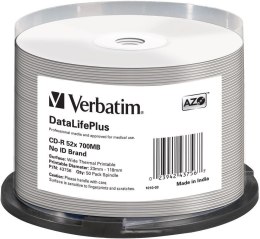 VERBATIM 700 MB 52x Spindle 50 szt.